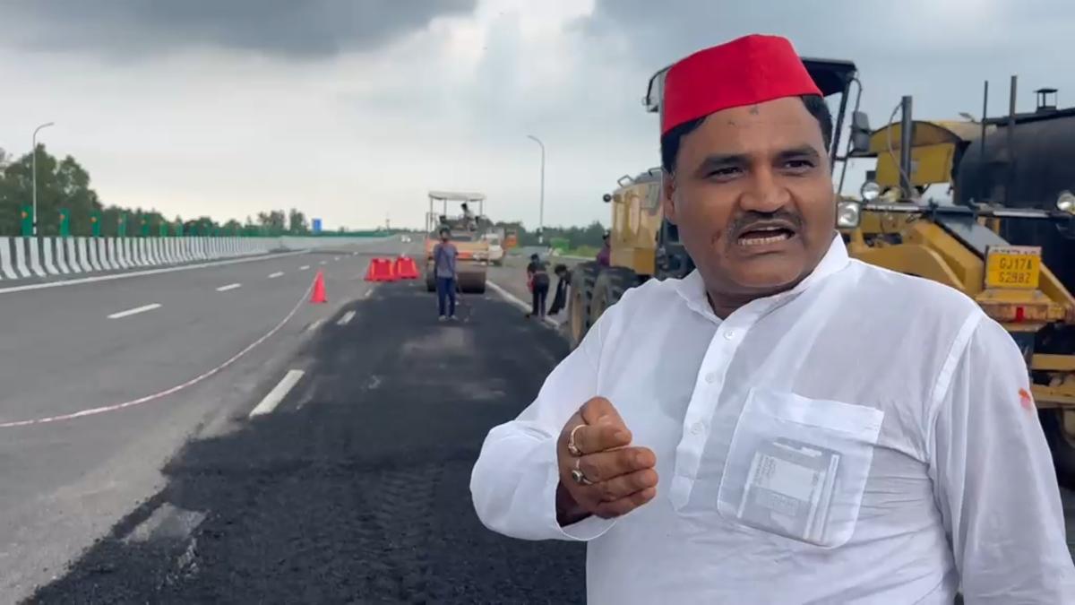 लखनऊ-कानपुर एक्सप्रेसवे: उद्घाटन के 13 दिन बाद धंसा हिस्सा, ₹4,200 करोड़ की परियोजना पर उठे सवाल