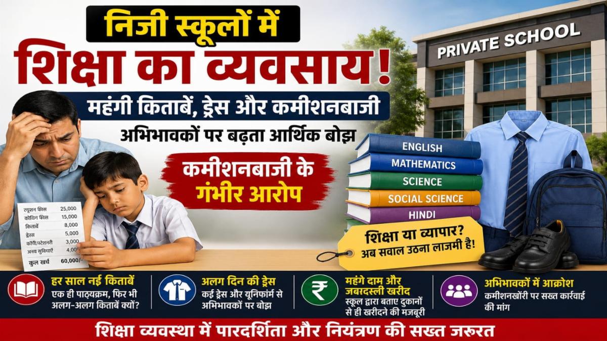 shiksha-ka-vyavsayikaran-private-schools-expensive-books-commission-issue